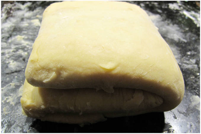 Step #3: Folded dough