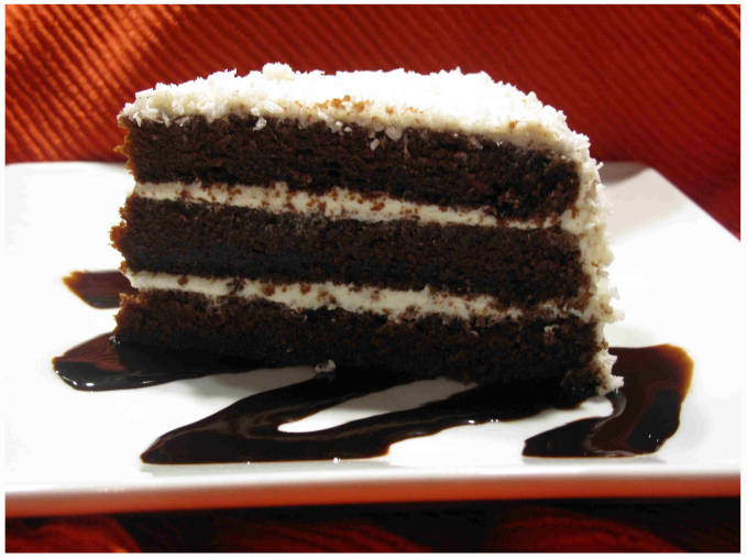 chocolate coconut cake