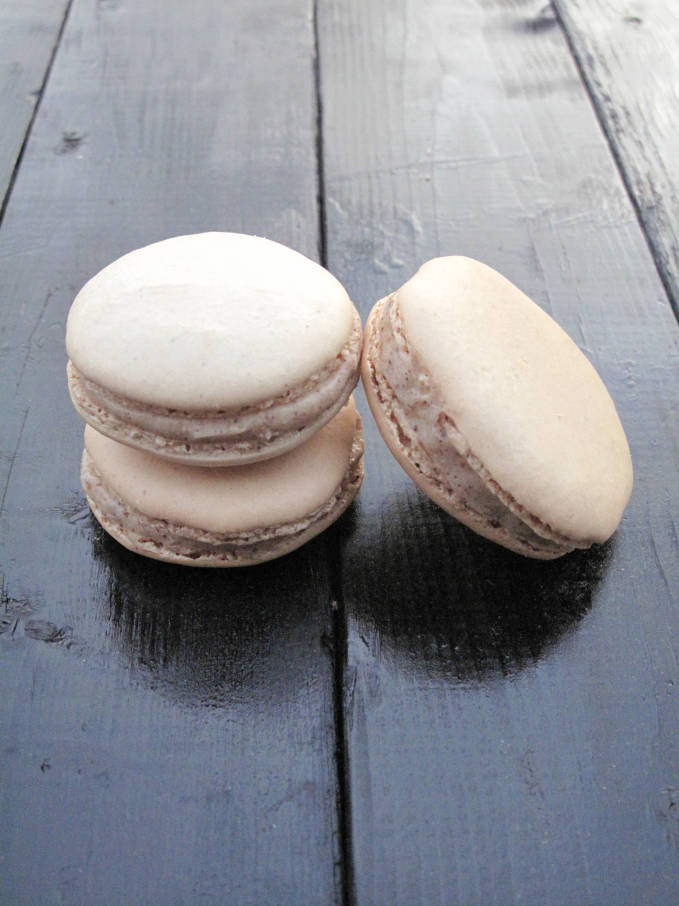 Hazelnut french macarons