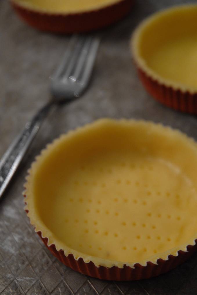 Tartelette shells before baking