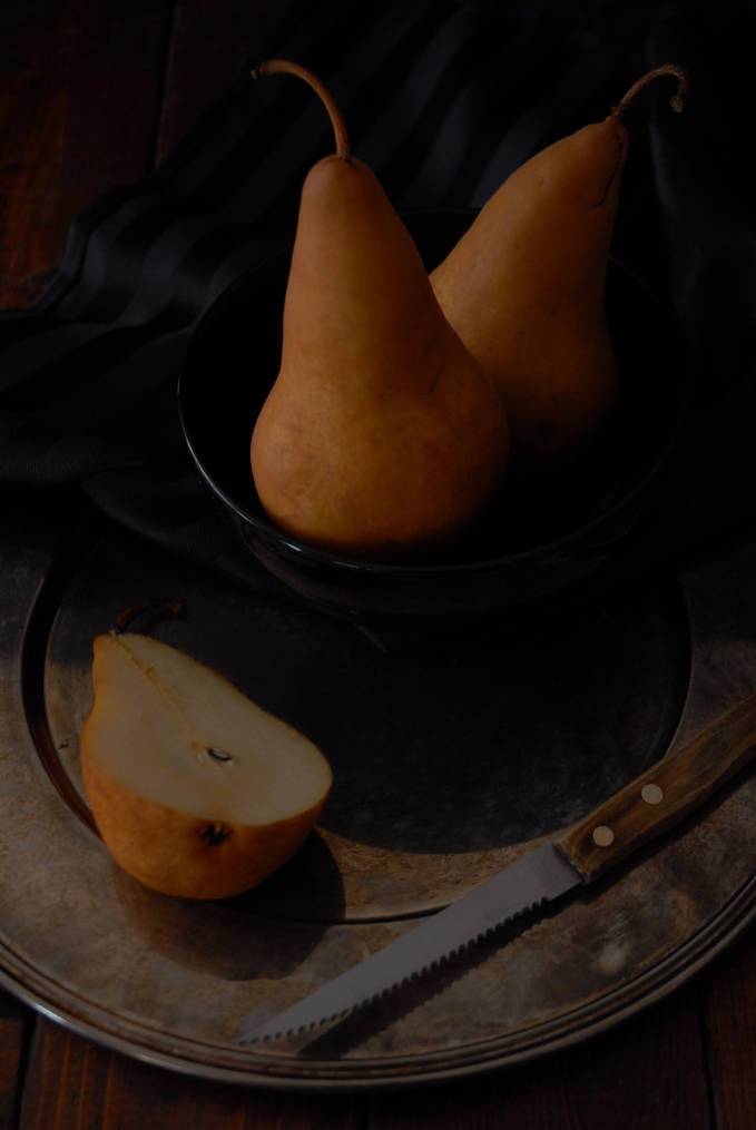 Bosc pears, used to make a delectable pear tart. Click to get the recipe!