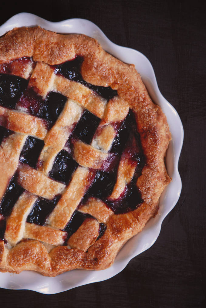 Lattice pie crusts don't have to be scary! Find out the tips and tricks for a perfect lattice, every time as I make this cherry lattice pie...