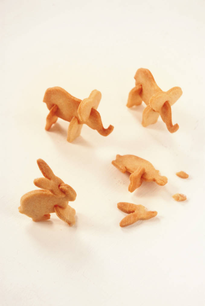 Broken 3D animal crackers, how sad! But don't worry, the trick to making these 3D cookies is super simple... just click!