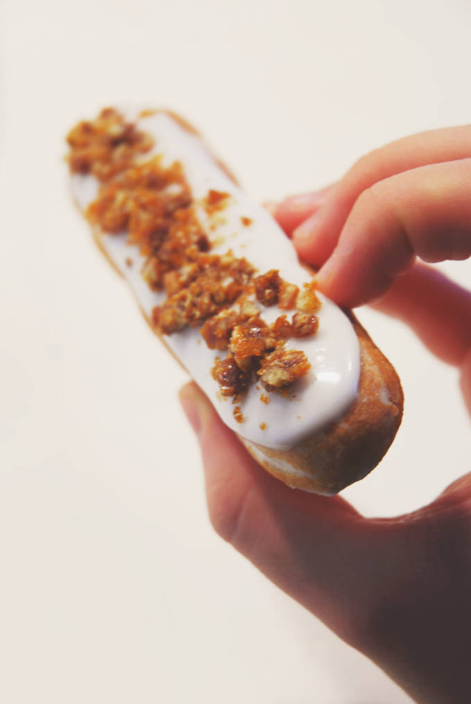 Breaking down the perfect éclair | An excellent éclair: lightly crisped, golden-dark brown, and a hollow center. Perfect.
