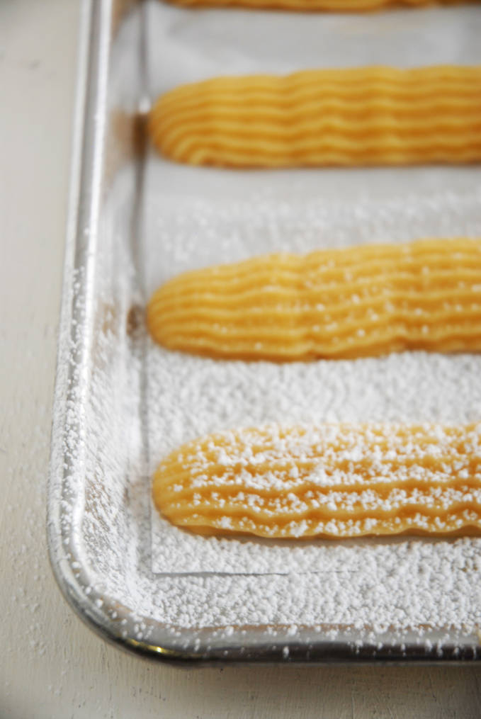 Breaking down the perfect éclair | Using icing sugar instead of an egg wash on éclairs helps prevent cracking